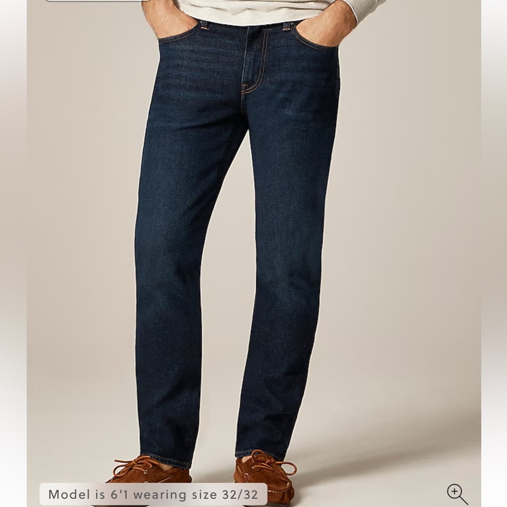 J. Crew Men's Straight Leg Stretch Selvedge 770 38x32 - Picture 9 of 10